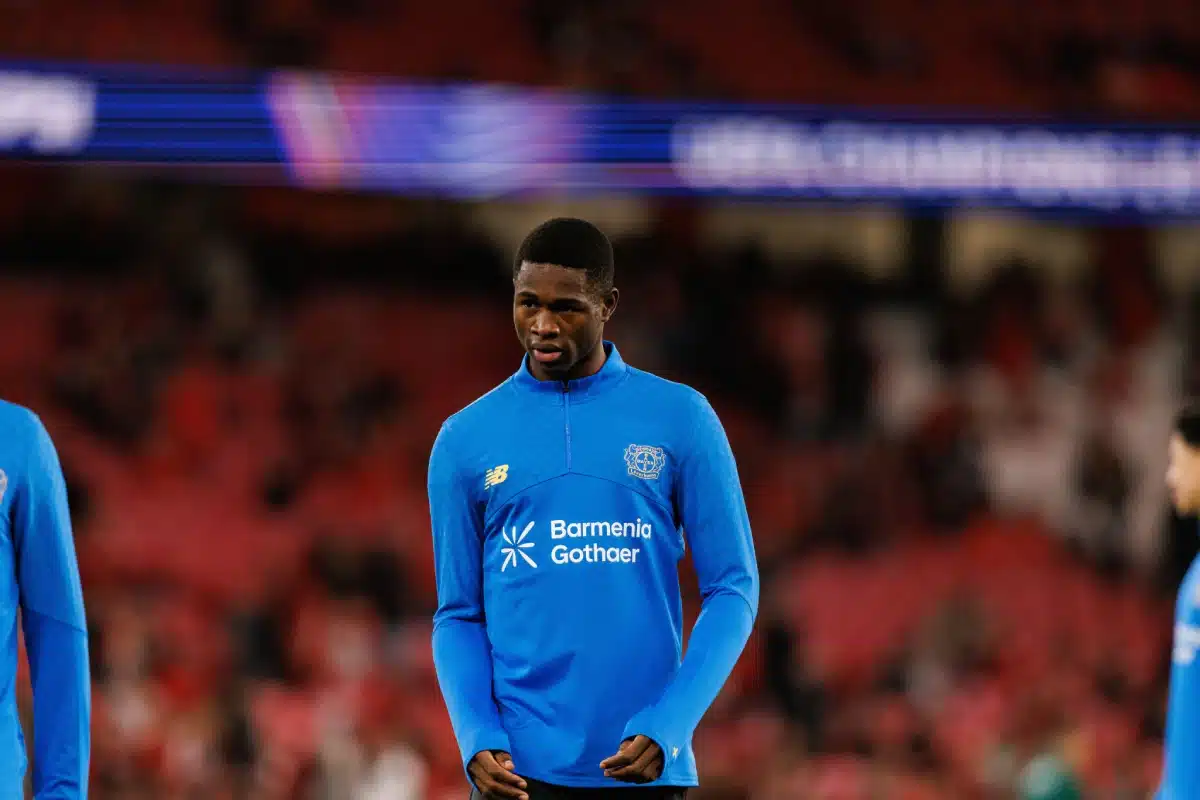 Christian Kofane aperçu lors d'un match de la phase de groupes de la Ligue des champions, 2025